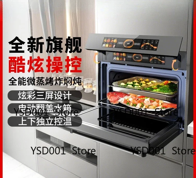 War God G1 Pro 6-in-1 Built-In Microwave Oven with Steam, Bake, Roast, and Microwave Functions