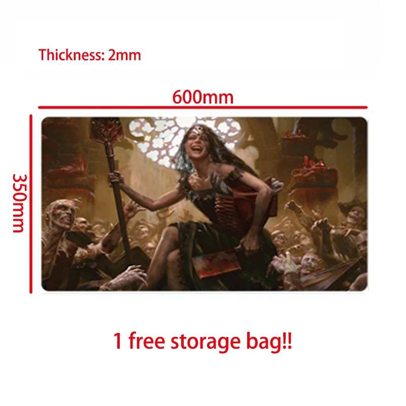 12 different game card mats for (MTG) Playmat HD Snow-Covered Mountai/ Spirit Dragon/ High-end customizable 600mm*350mm*2mm