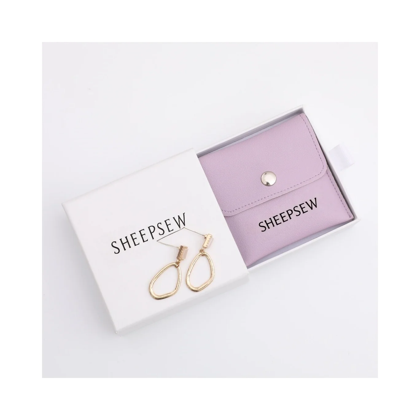 50pcs Faux Leather Jewelry Bags, Customizable Brand Logo Leather Coin Purses Coin Purses, Jewelry Bags, Necklace Bags, Ring Bags