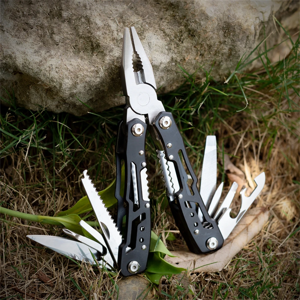 Multifunctionele Rvs Multi-Tool Mini Draagbare Pocket Zakmes Tang Multifunctionele Outdoor Camping Gereedschap