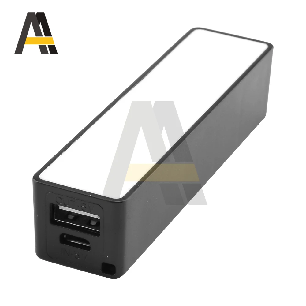 1*18650 배터리 홀더 휴대용 보조 배터리 케이스 (배터리 미포함) 5V 5W USB 출력 보조 배터리 충전기 쉘 배터리 보관함