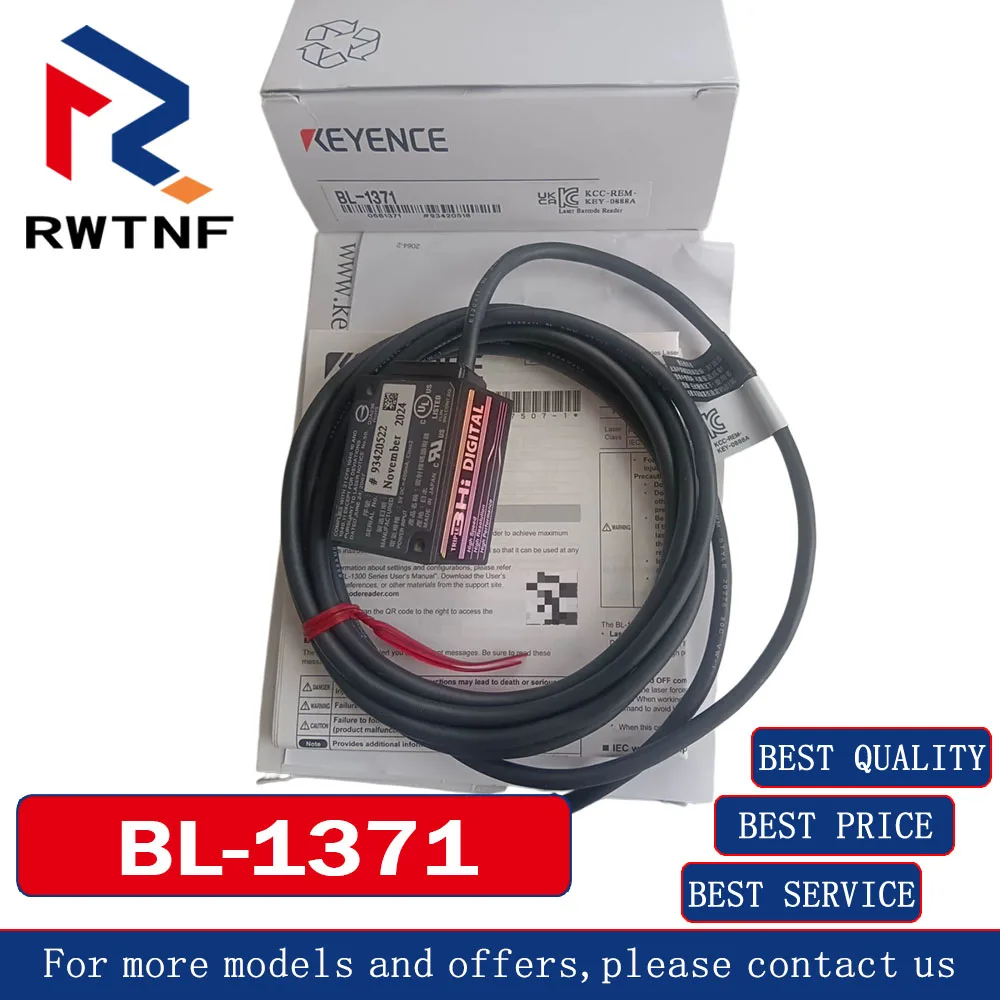 Brand New Genuine BL-1371 KEYENCE Laser barcode scanner 100% original，warehouse stock