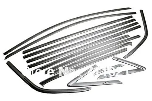 

Стайлинг автомобиля, хромированное боковое окно, полный комплект отделки для Ford Escape/Kuga 2013, Up