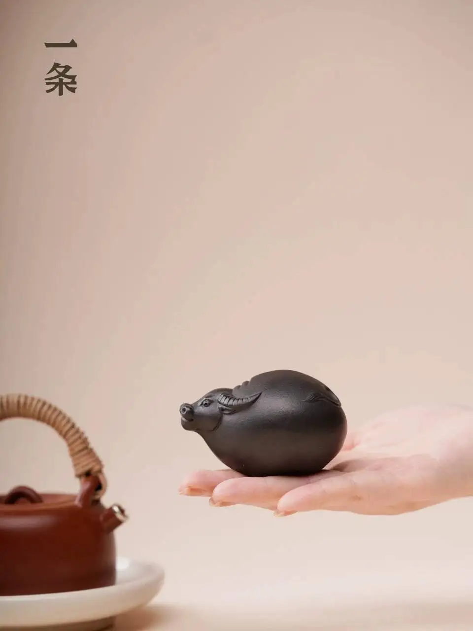 New Style Purple Clay [Buffalo] Tea Pet Ornament, A Fine Piece