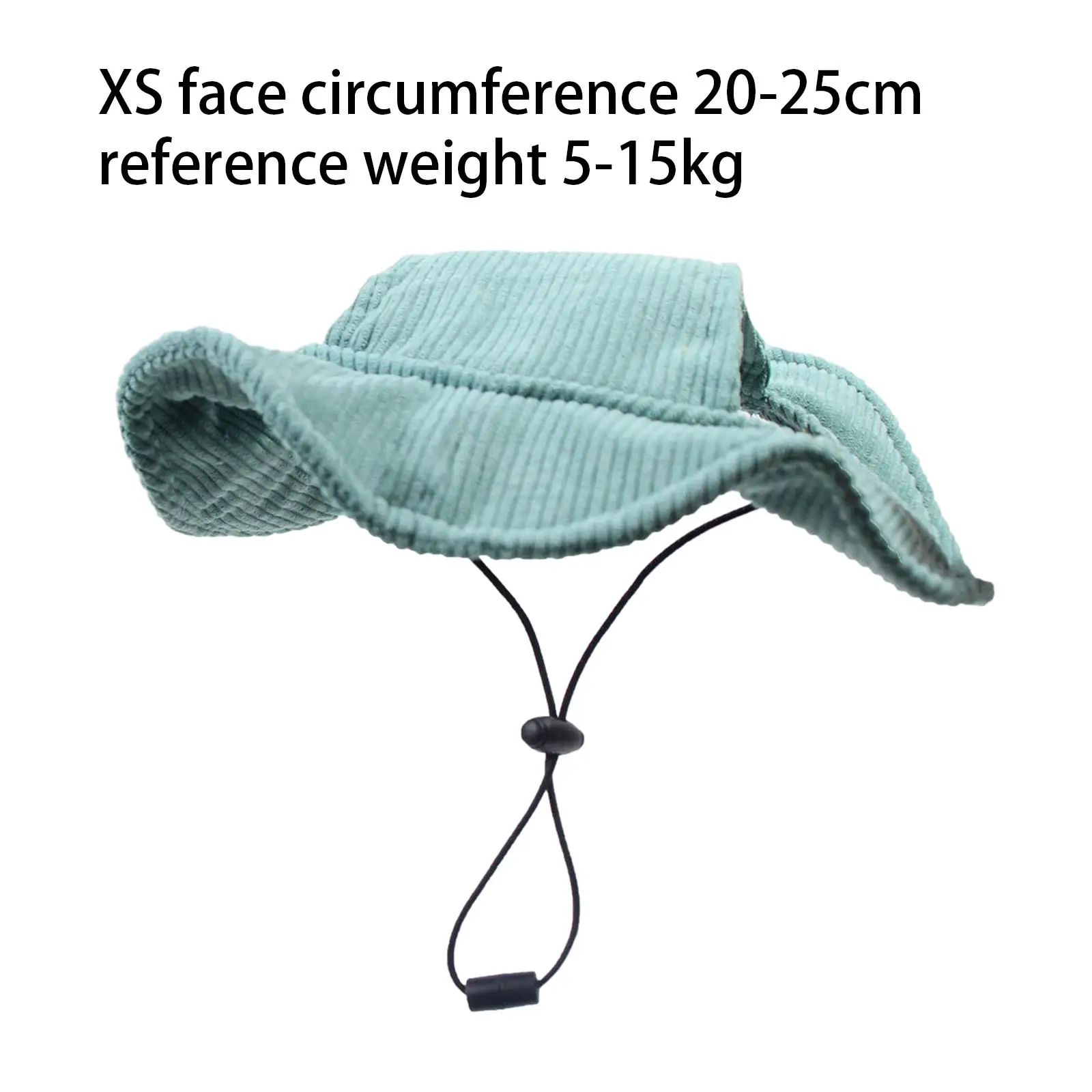 Outdoor Hat Corduroy Sun Protection Sun Visor Cap Adjustable Drawstring Dog Hat Pet Hat for Summer Riding Hiking Sports Outdoor
