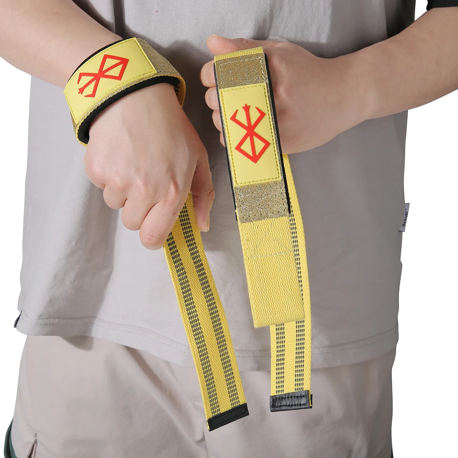 

Anime Wristband Support Weightlifting Gym Lifting strap Breathable Wrist Support Adjustable wrist wrap