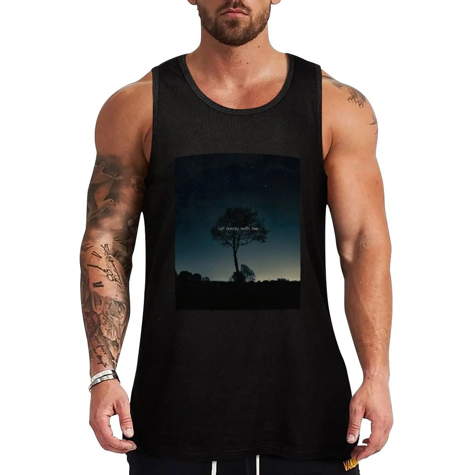 

Run away with me Tank Top bodybuilding t shirt Gym clothes