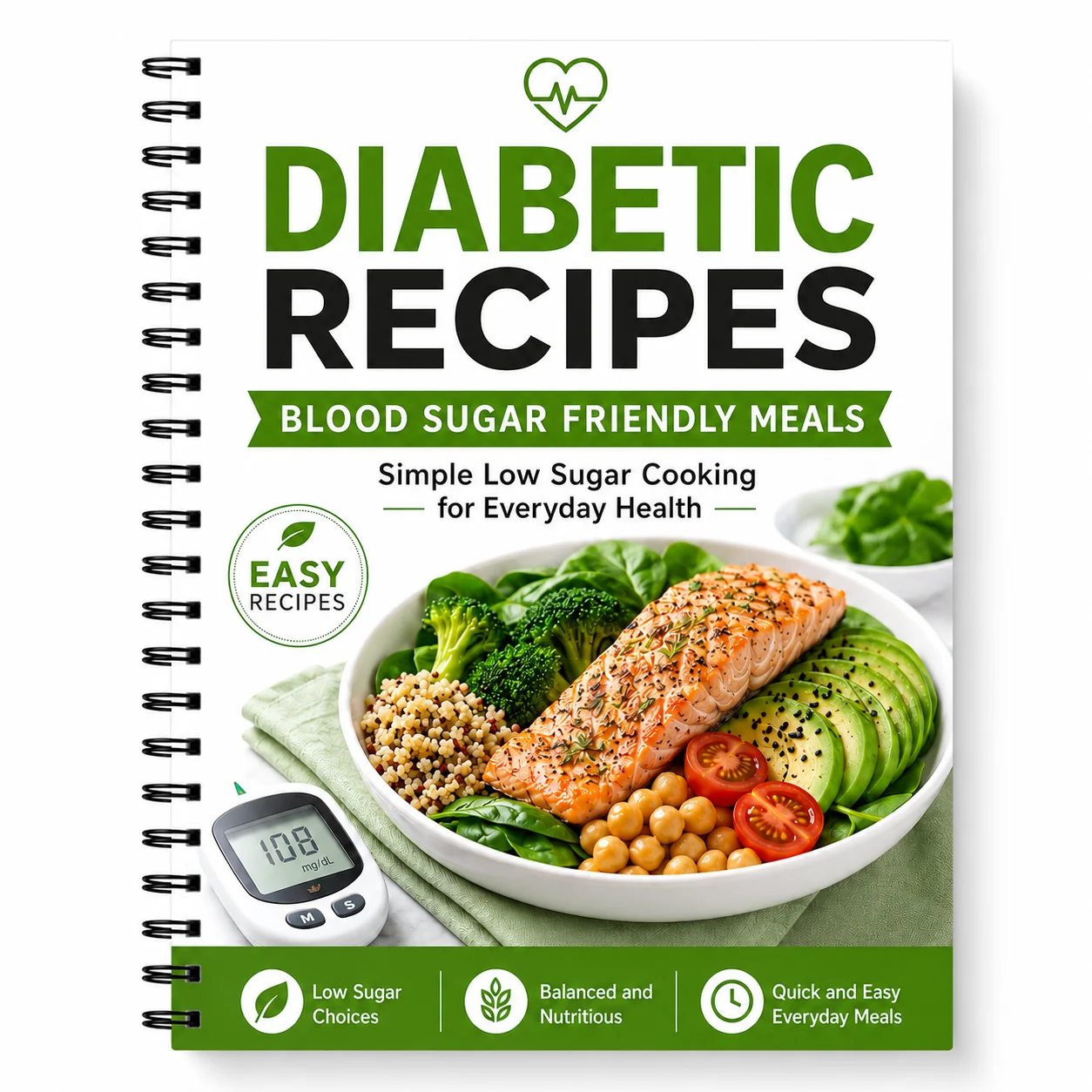 Meal Prep Book - Кулинарная книга: рецепты для диабетиков, подходящие