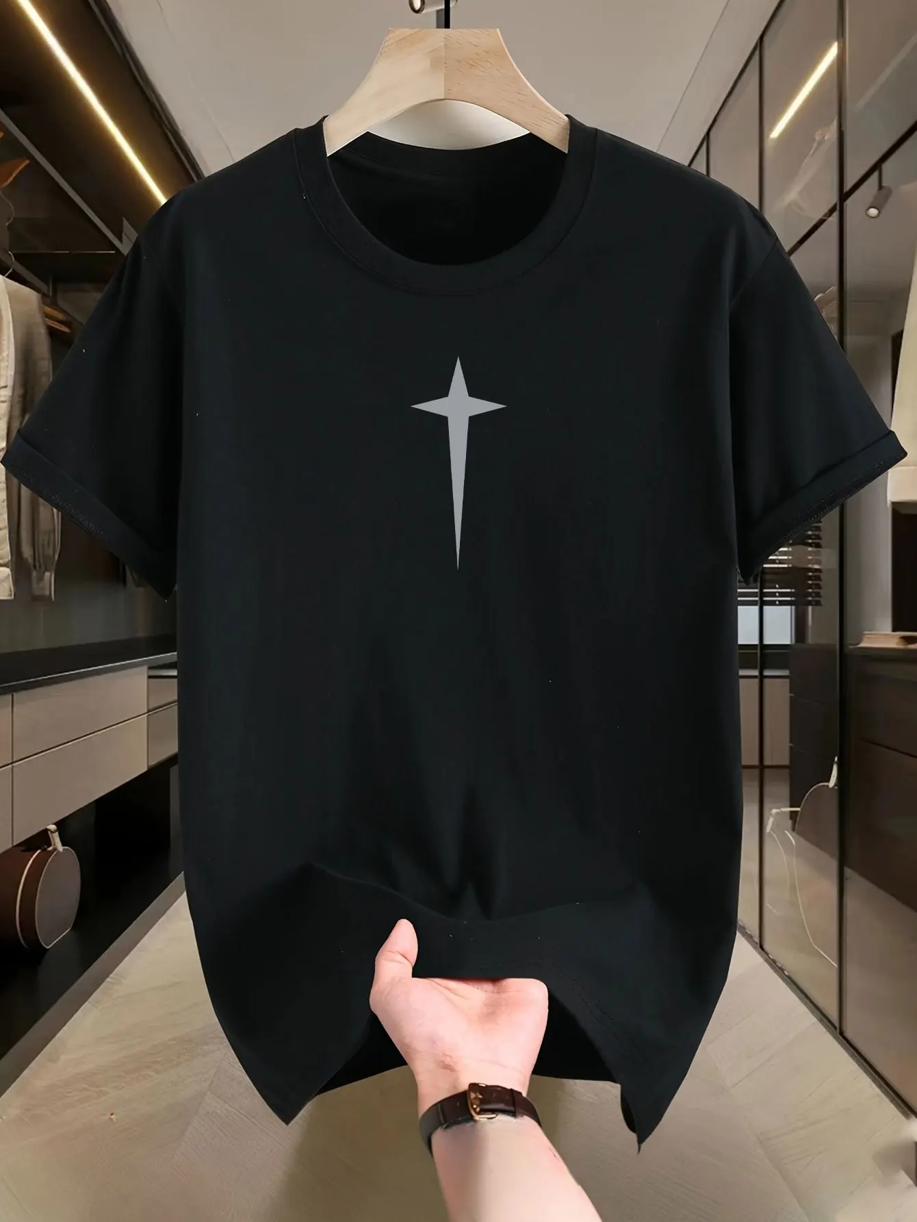 

Готические надписи с крестом и графическим принтом, лето, осень, зима, хлопковые повседневные удобные мужские и женские футболки с короткими рукавами