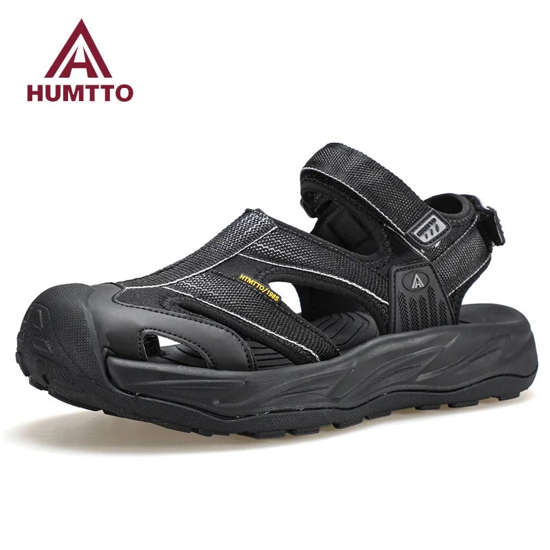 HUMTTO Summer Men's Sandals Breathable Hiking Shoes for Men Outdoor Water Beach Sandals Camping Fishing Climbing Man Sneakers