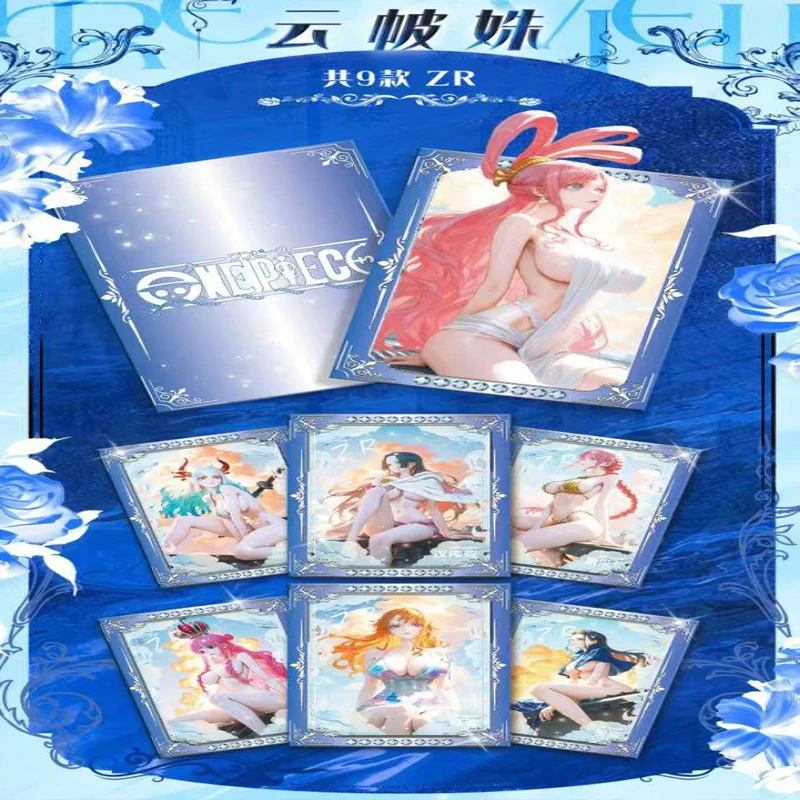 One Piece Collection Cards Booster Box Case All Metal Original Wholesale Playing Cards Board Games Party