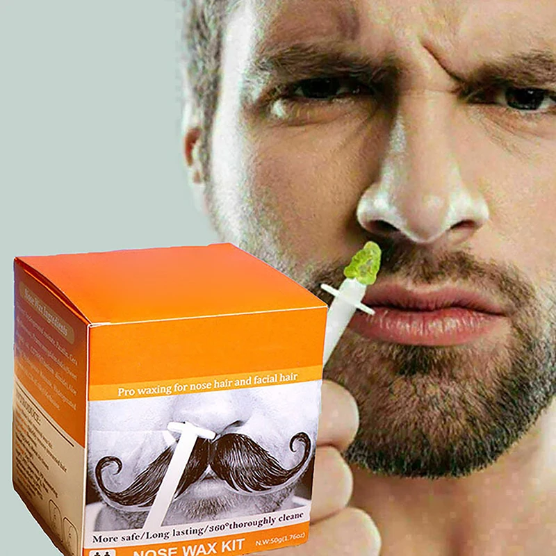 Nose Hair Wax Kit Effective And Safe Nose Hair Removal Women For Men And Set Nose Hair Remover Waxing Nose 50g