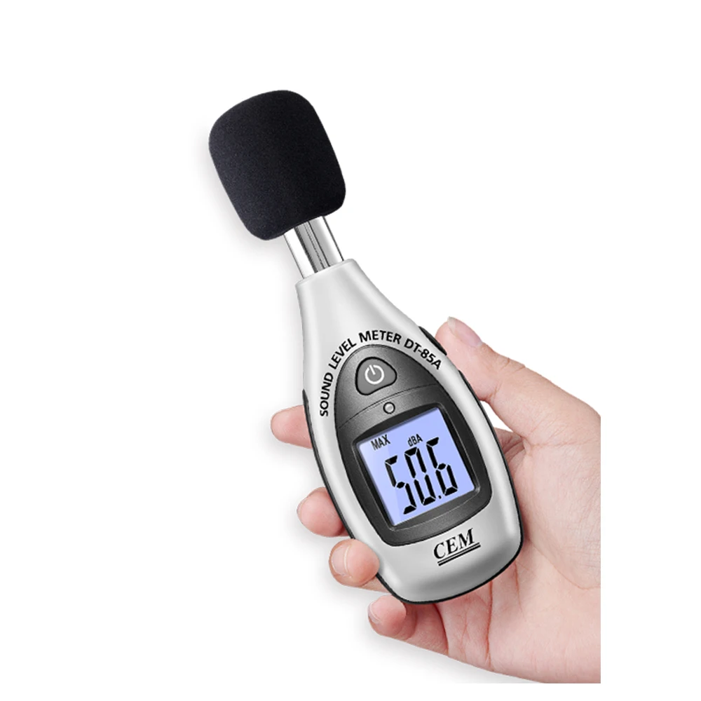 CEM DT-85A Digital Sound Level Meter Environment Meter Decibel Meter Portable SPL Meter 35dB ~ 130dB with LCD Display