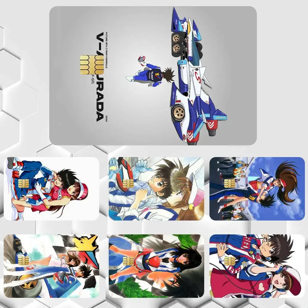 Future GPX Cyber Formula Sticker Film Tape Skin for Credit Card Debit Card Cartoon Waterproof