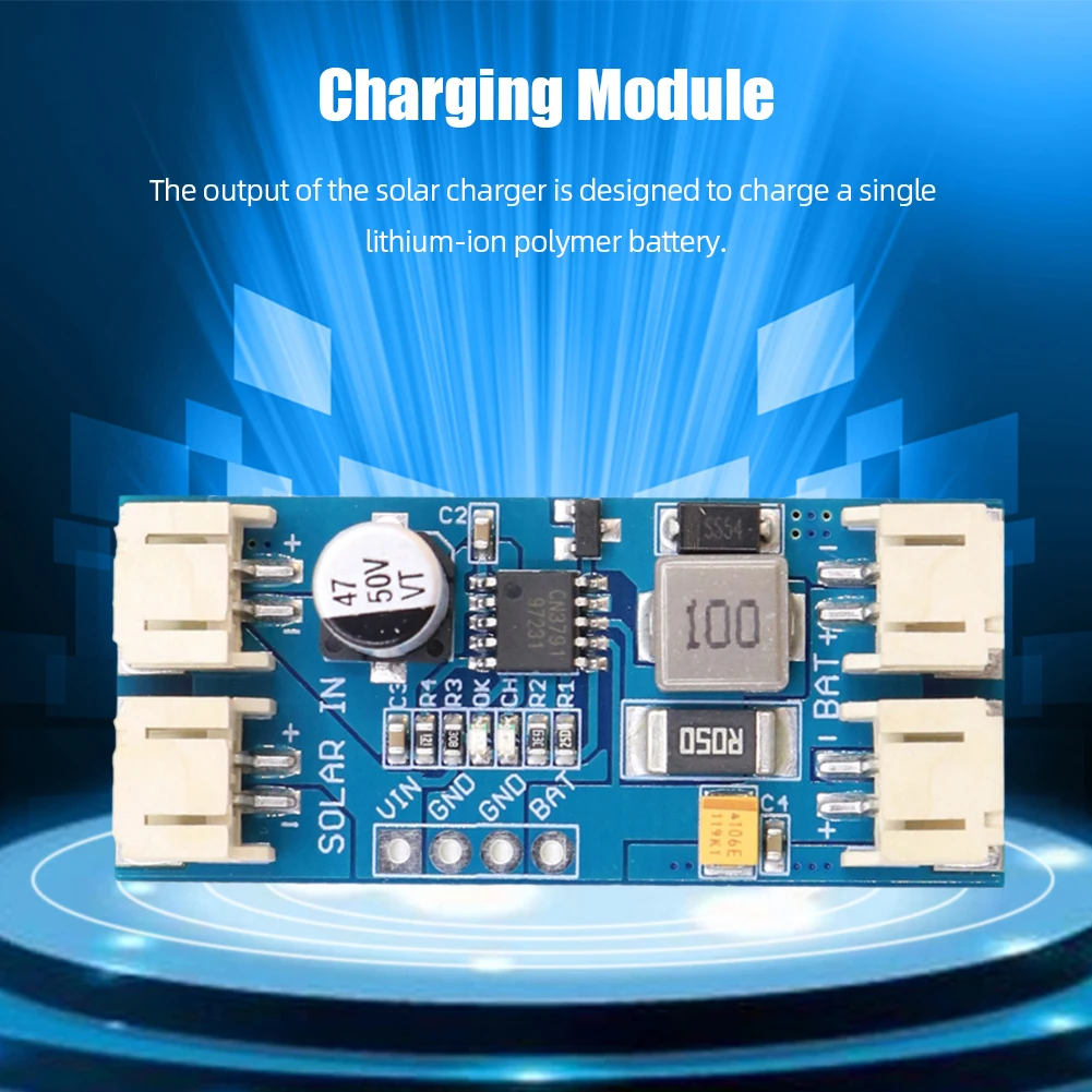 Charging Module 2pin PH2.0/JST CN3791 MPPT 12V Solar Panel Module Replacement Equipment for