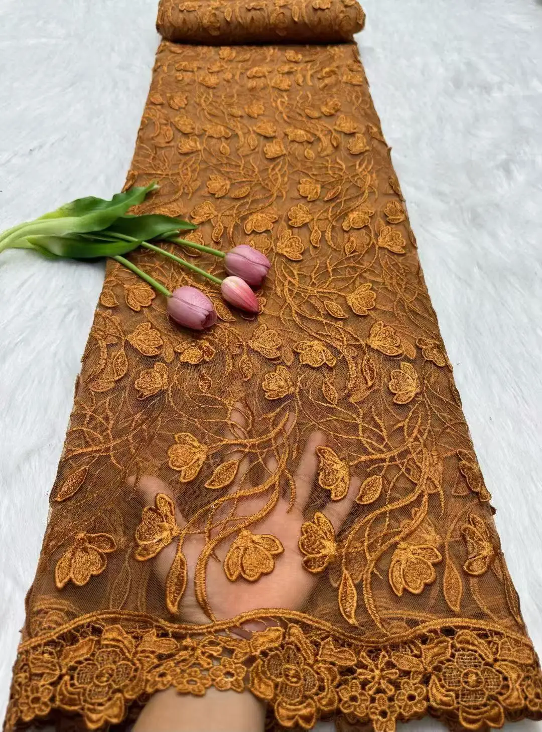 

Африканская кружевная ткань, 5 ярдов, высокое качество, нигерийский шнур, гипюровая кружевная ткань, белая тюлевая ткань для свадебного платья, вечеринки, сезон