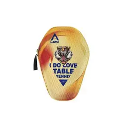 Table Tennis Racket Cover Mesh Lining Chinese Pattern Ping Racket Cover Bag Ping Racket Case Ping Accessories