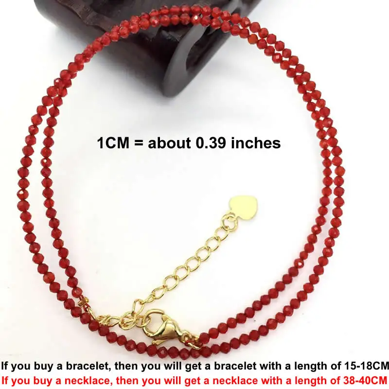 Facettierte Edelsteine 2-3mm Perlen Halskette Armband Kristall Quarz Achat Labradorit Amazon Choker Herren Damen Schmuck Party Geschenk – Detail 20