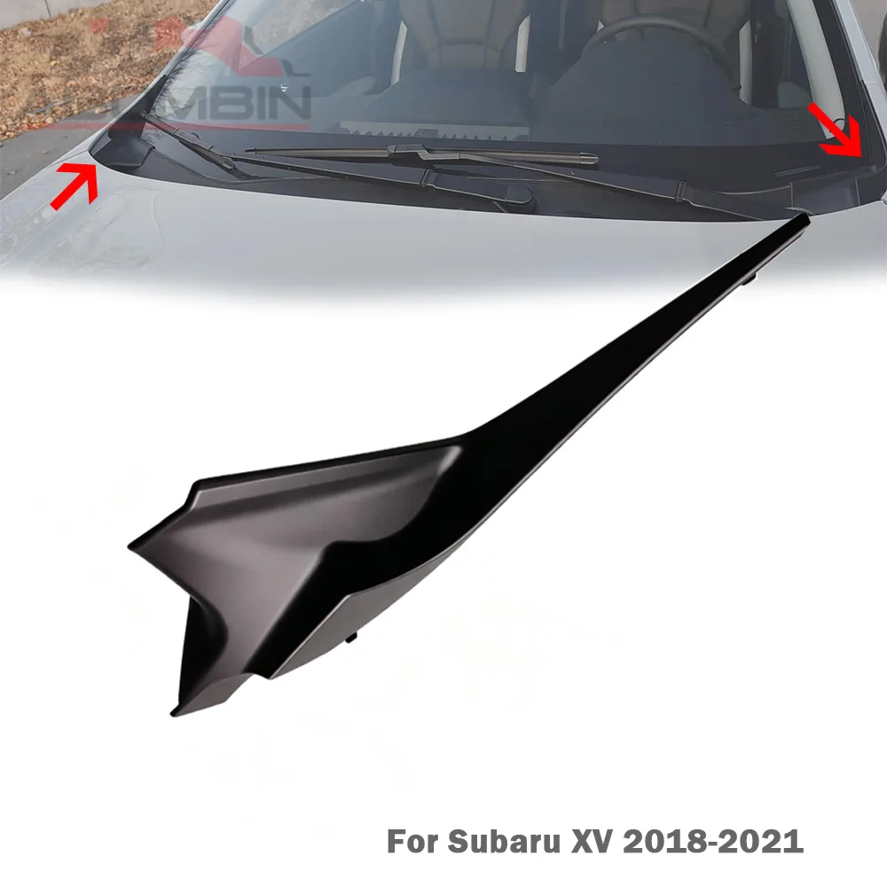 Front Windshield Wrap Corner Trim Fender Trim Windshield Wiper Side Trim Cover For Subaru XV 2018 2019 2020 2021