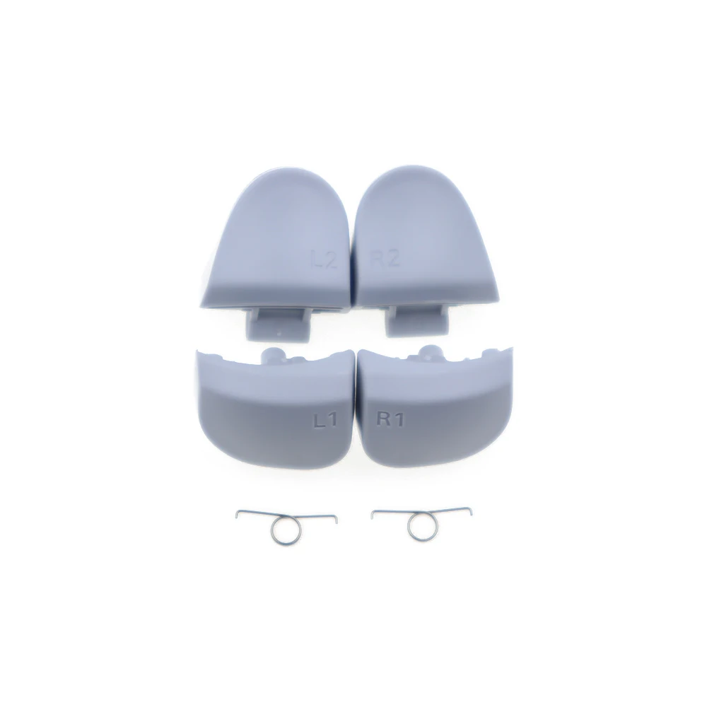 1-10Set Voor PS5 V1.0 V2.0 V3.0 BDM-010 BDM-020 BDM-030 Zwart Wit R1 L1 R2 L2 Game Trigger Knoppen Met Lente Controller