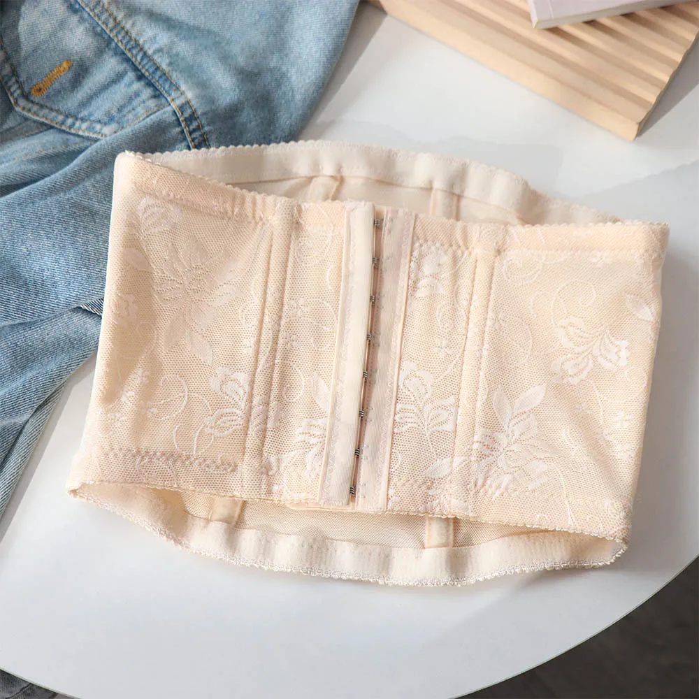 Abdominal Belt Tummy Control Shapewear Postpartum Corset Waist Trainer Tummy Control Push Up Lace Flower Shapers Weight Loss