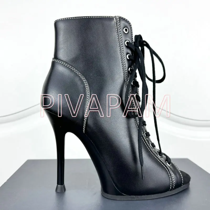 

Womens Platform Jazz Dance Heels 11cm Black Heeled Women Sexy Lace-up High Heel for Latin Dancing Sandals Sexy Stilettos Booties