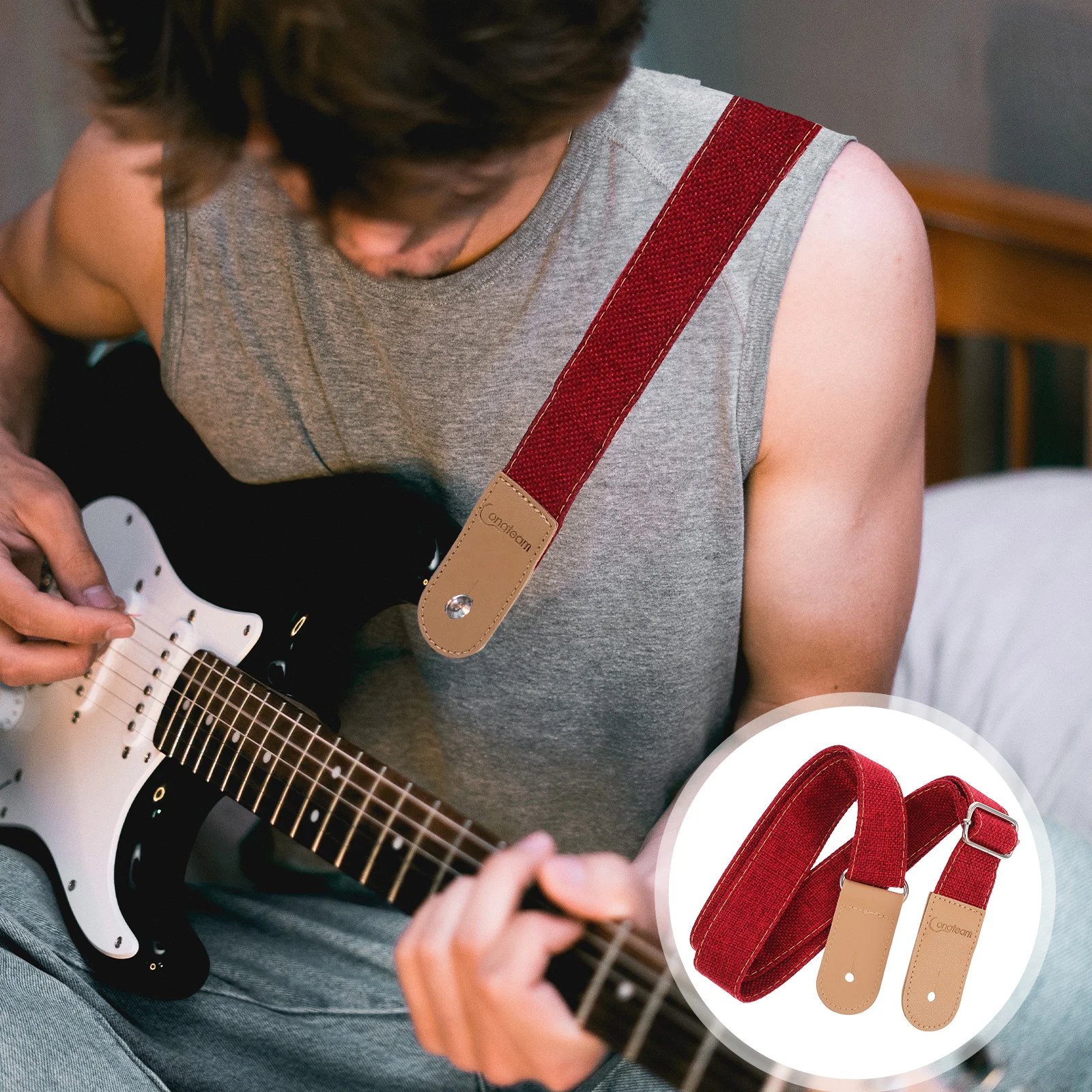 

Ukulele Shoulder Strap Cotton Harness for Women Guitar Watch Straps Vintage