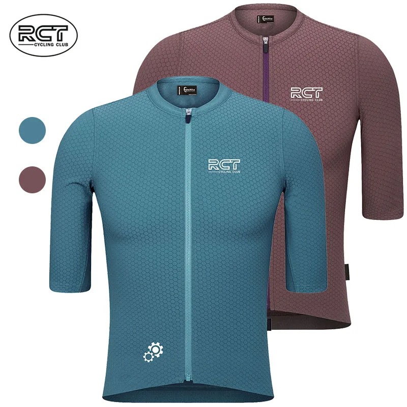 Maillot Ciclismo Hombre RCT Jerseys 2025 Summer Short Sleeve Cycling Jersey Bicycle Clothing 자전거 져지 져지 Camisa Ciclismo Masculina