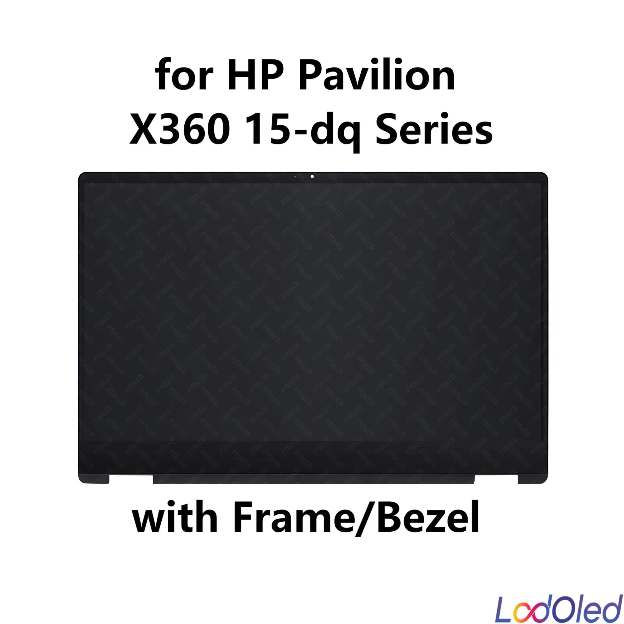 LCD Display Touch Screen Glass Digitizer Assembly for HP Pavilion 15-dq1130ng 15-dq1131ng 15-dq1134ng 15-dq1152ng 15-dq1155ng