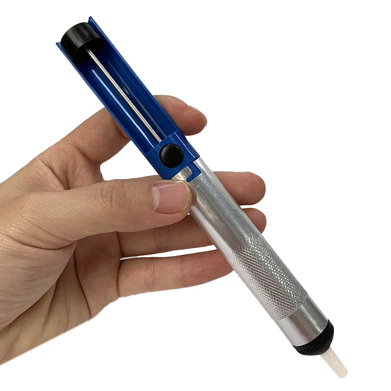 3Pcs Tin Gun Soldering Sucker Pen Removal Vacuum Desoldering Pump Tool Aluminum Metal Desoldering Pump Suction