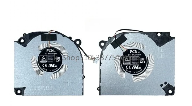 Laptop CPU GPU Cooling Fan DFSCL12E16486S DFSCL12E06486S For Medion Erazer Scout E20-MD62528 V170RNC X17 6-31-V17RN-101