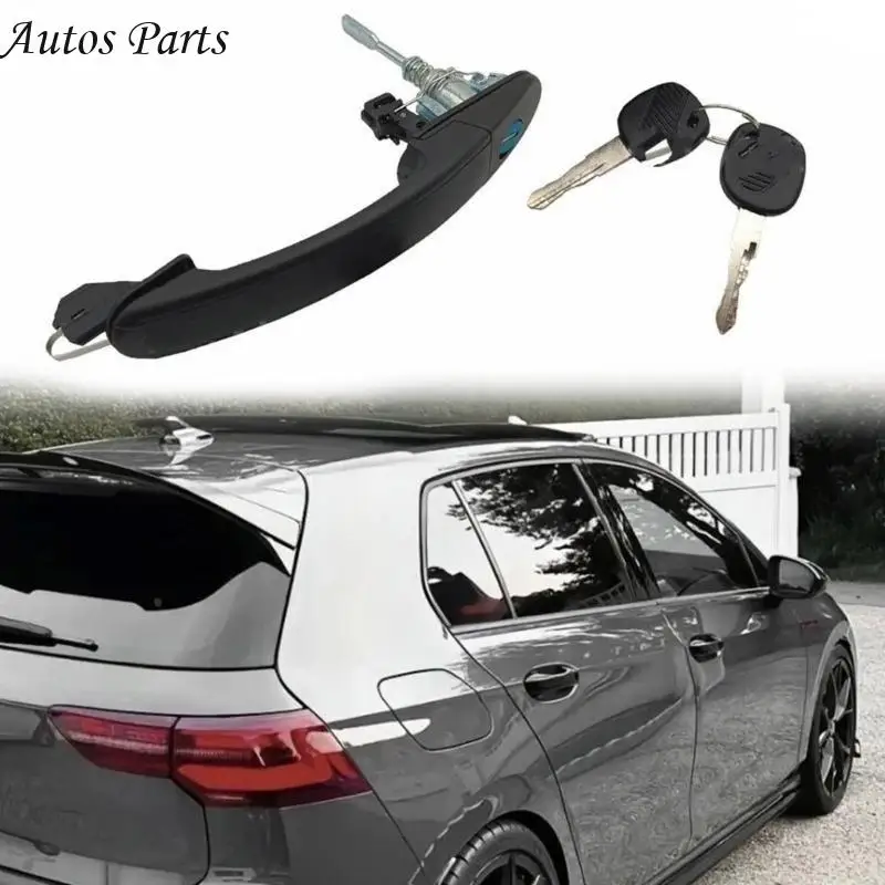 

57BA Car Exterior Door Handle Lock with 2 Keys for MK3 Automotive Accessories