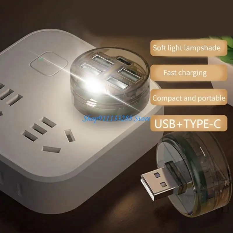 

G88D USB Splitter USB Male to 4x USB Female Splitter Cable USB C Extension Cable