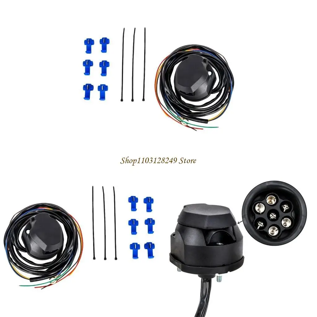 

N5KD Reliable 7 Pin Trailer Wiring Harness Connector for Safe and Stable Connection