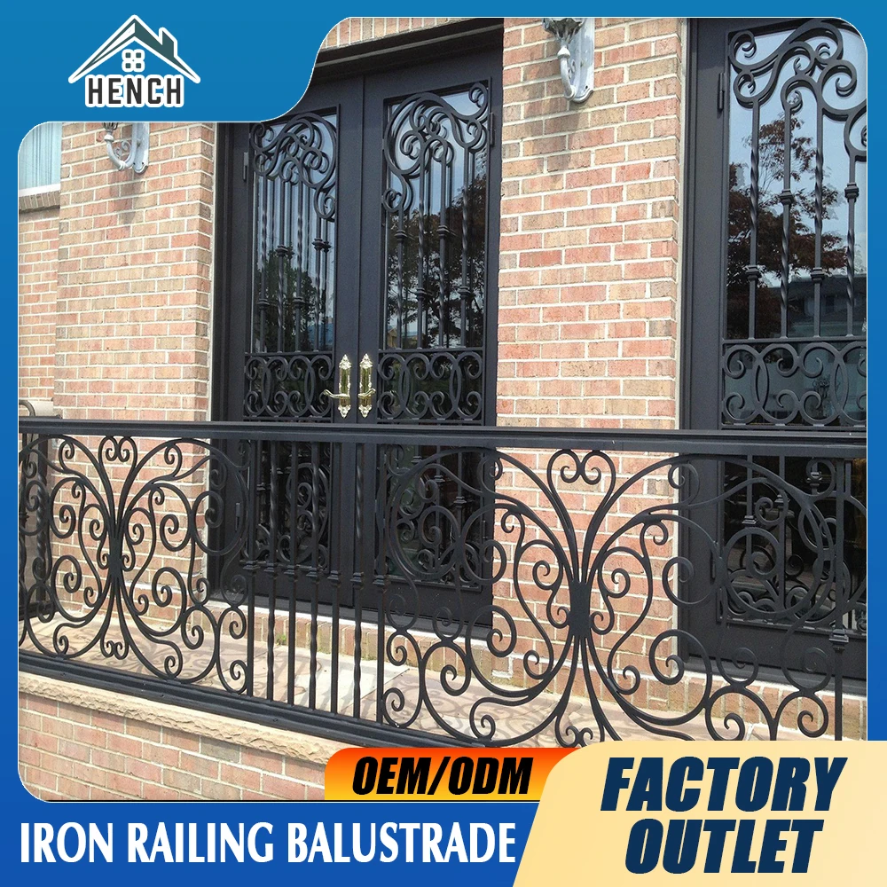 Schmiedeeiserne Balustraden für Balkone in Australien, Designierte Eisenzäune, Treppengeländer, Dekorative Außengeländer aus Eisen