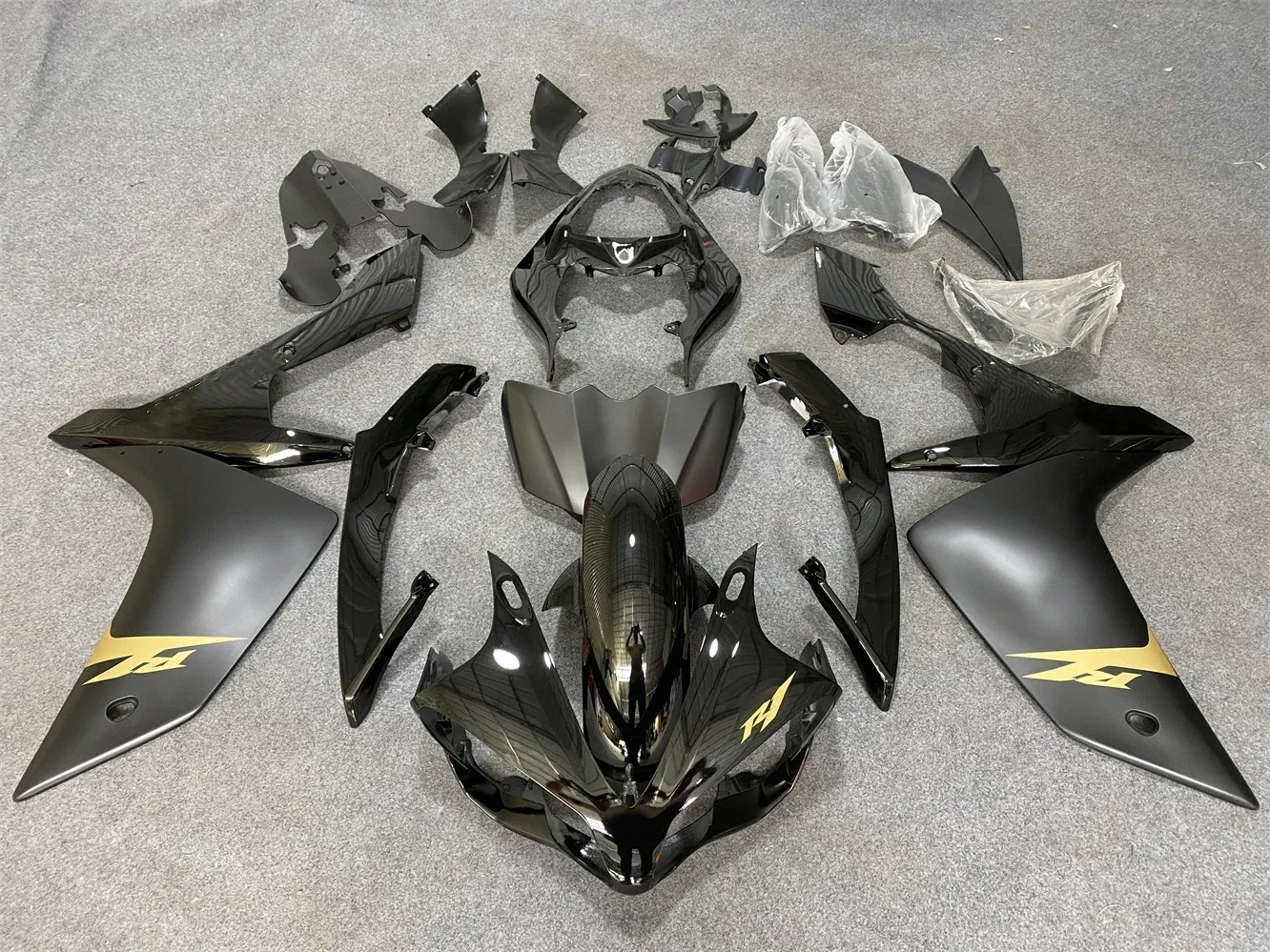 

Injection Mold New ABS Fairings Kit Fit for YZF-R1 2007 2008 07 08 R1 Bodywork Set black