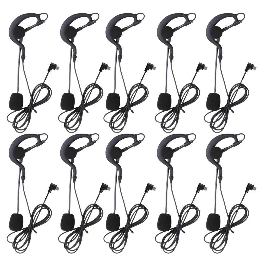 Intercomunicador de árbitro de fútbol con interfaz tipo C, auriculares para Vnetphon EJEAS V4/V6C, accesorios para Walkie Talkie Full Duplex, 10/4/1 Uds.