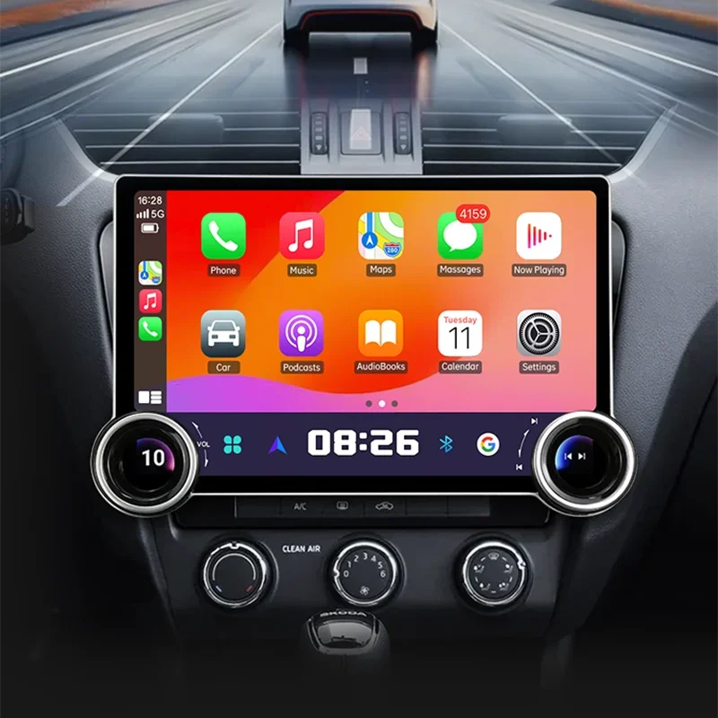 Eunavi 11.8 Autoradio Car Radio For SKODA Octavia 3 A7-2018 Car Audio Multimedia Player Wireless Carplay
