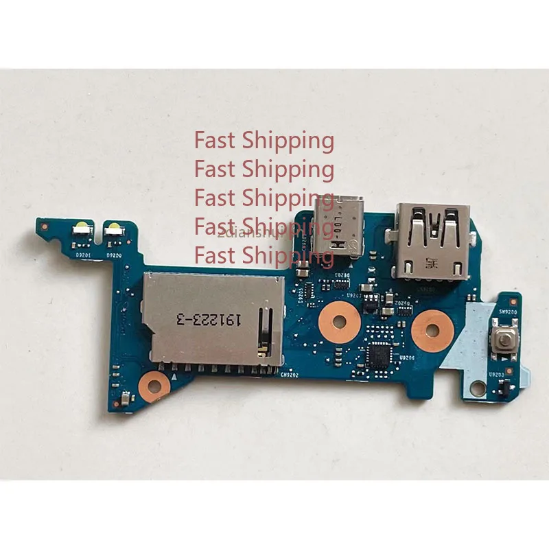 C=Original for laptop USB type-c Jack card reader IO Board 6050A3126901 100%