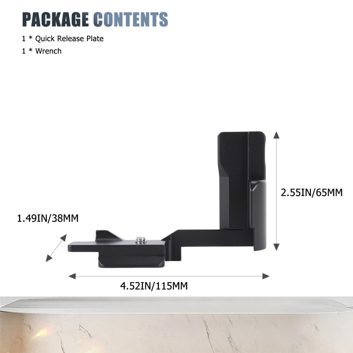 

Camera L-Bracket Plate for Canon EOS M100 M200 Camera Quick Release Plate Vertical Shoot Hand Grip Holder Board Black HOT