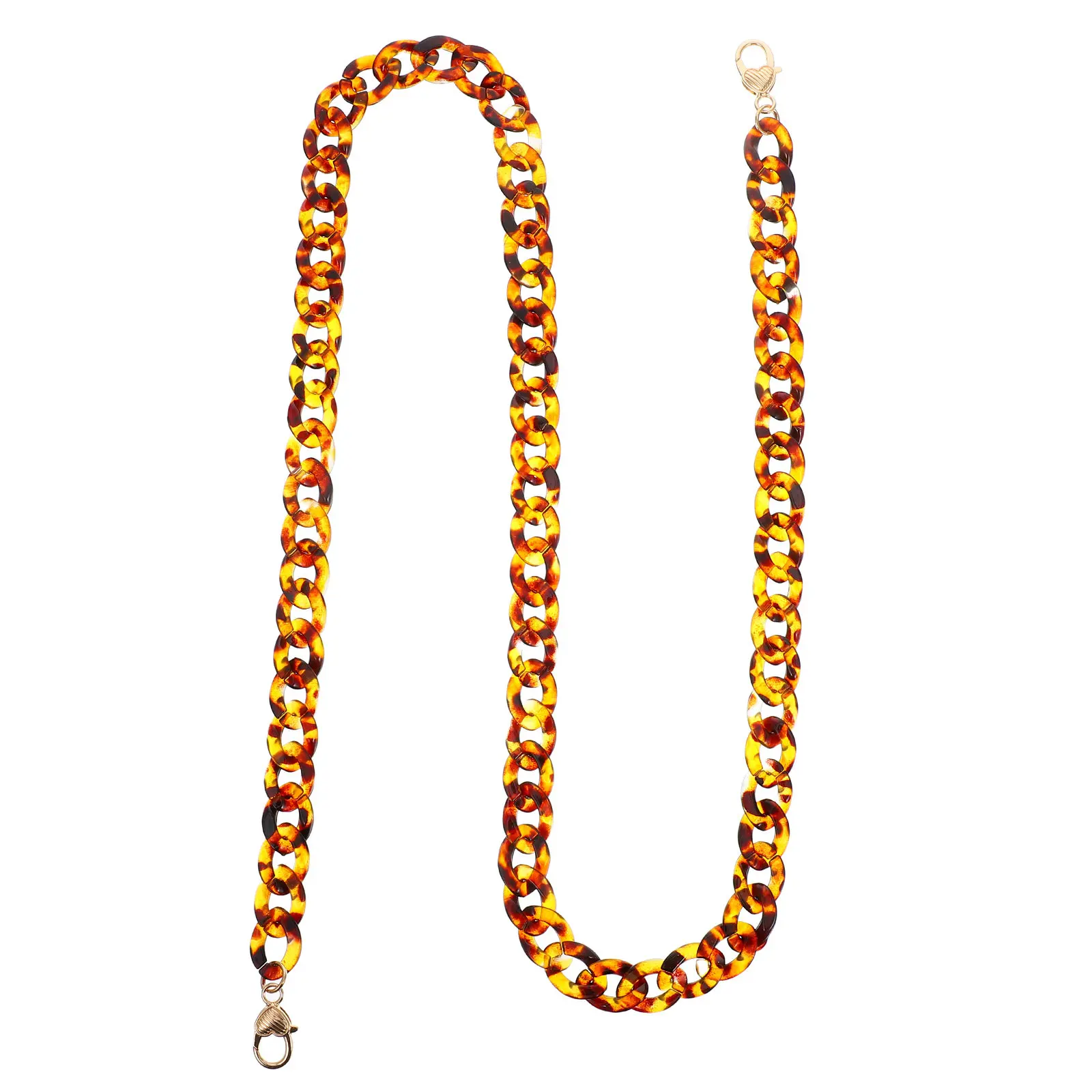 Detachable Acrylic Bag Chain Replacement Strap for Women Handbag Crossbody Shoulder Purse Accessory Lightweight Durable