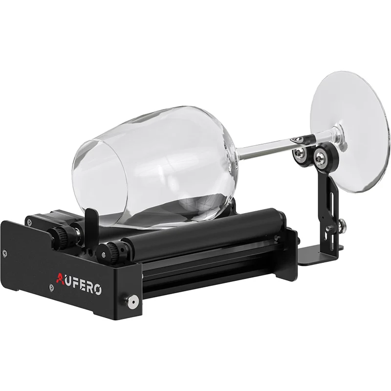 ملحق نقش Aufero بكرة دوارة YRR3.0 أداة دوران قابلة للتعديل للنقش بالليزر