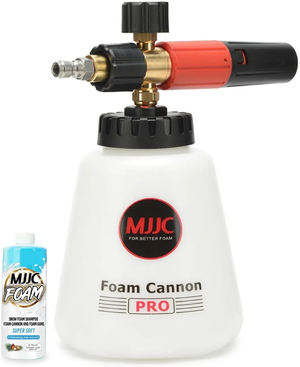 Foam Cannon Pro V2.0 with Thicker Snow Foam Technology, 1/4 Inch Quick Connector for Pressure Washer, 40 oz Bottle