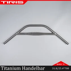 TIRIS CB5 Titanium MTB Bike Handlebar For Touring Gravel Bicycle Rest Bar 31.8mm Custom