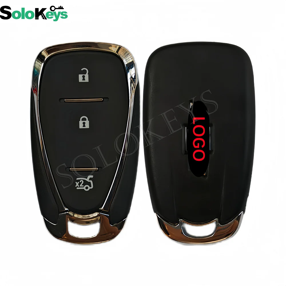 SOLOKEYS Original Smart Remote Key For Chevrolet Tracker Orlando JM Trax 3 Buttons 433Mhz 4A 7938X Chip With LOGO