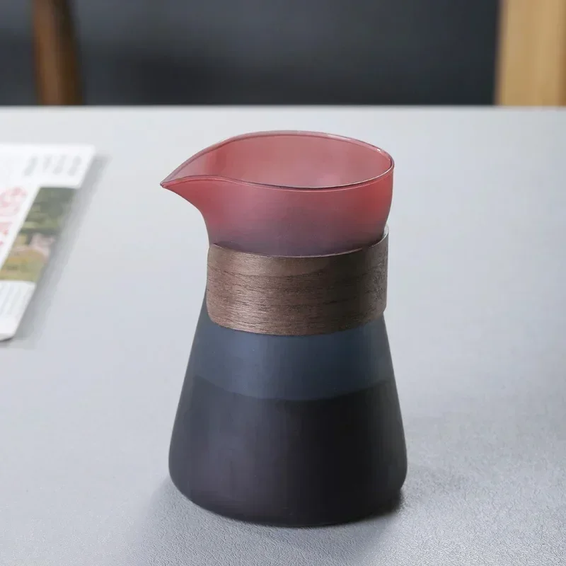 Creative Fashion Glass Pour Over Coffee Maker with V-Shape Drip Coffee Dripper and Immersion Dripper Switch Filters Coffee Set