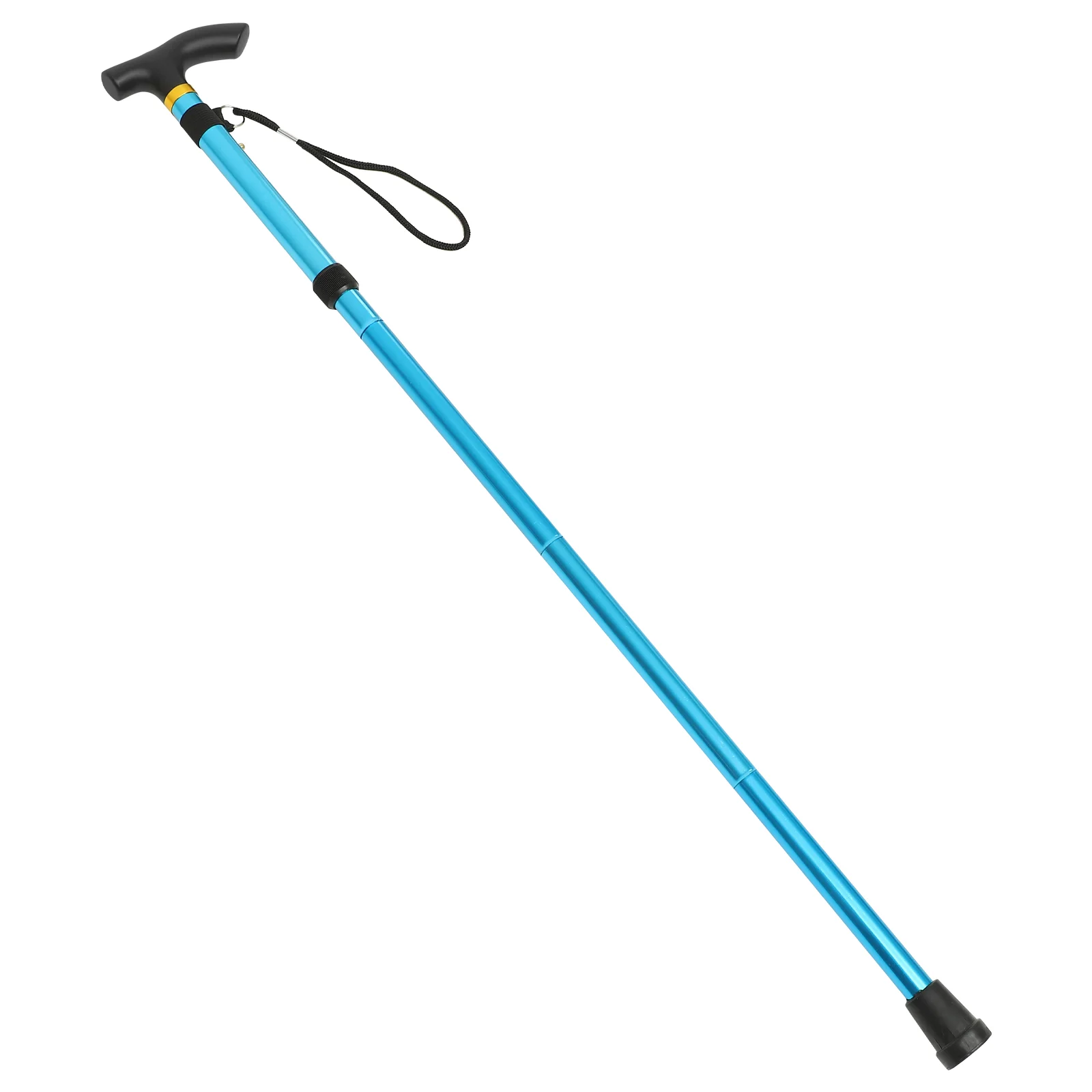 

Walking Stick Hiking Adjustable Aluminum Folding Light 8200X220X220CM Blue Cane Elder