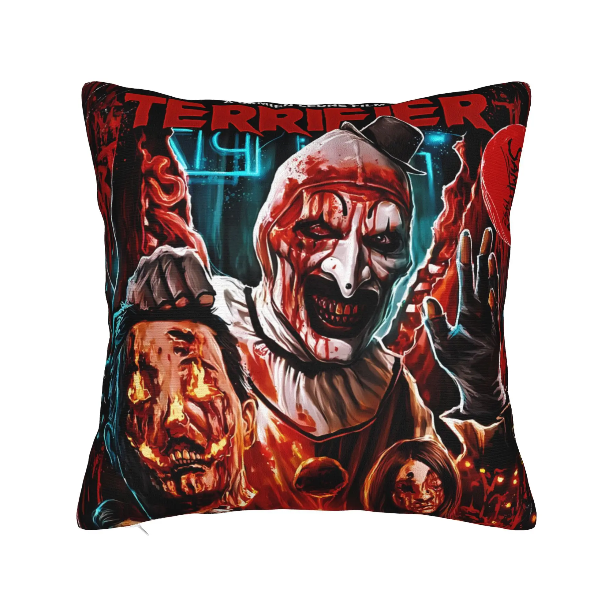 Pillow Cover Terrifier Movie  Funny Pillow Case For Living Room Sofa Pillowcases