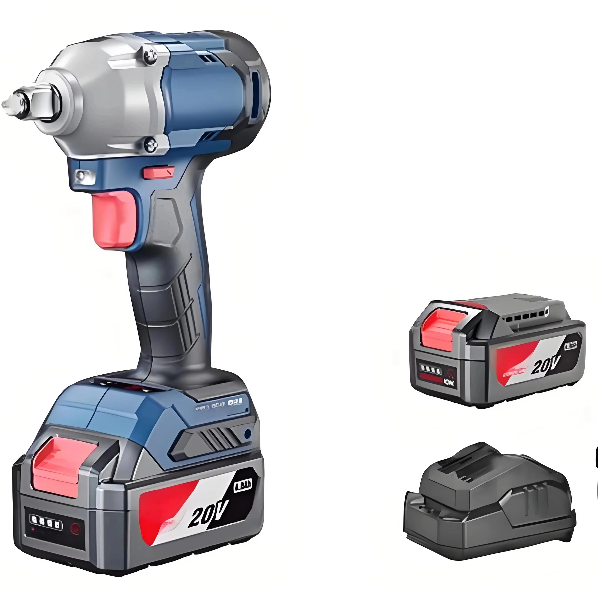 Hardware Bolt Tightening Wrench 1000N.m Handheld Impact Wrench for Tire
