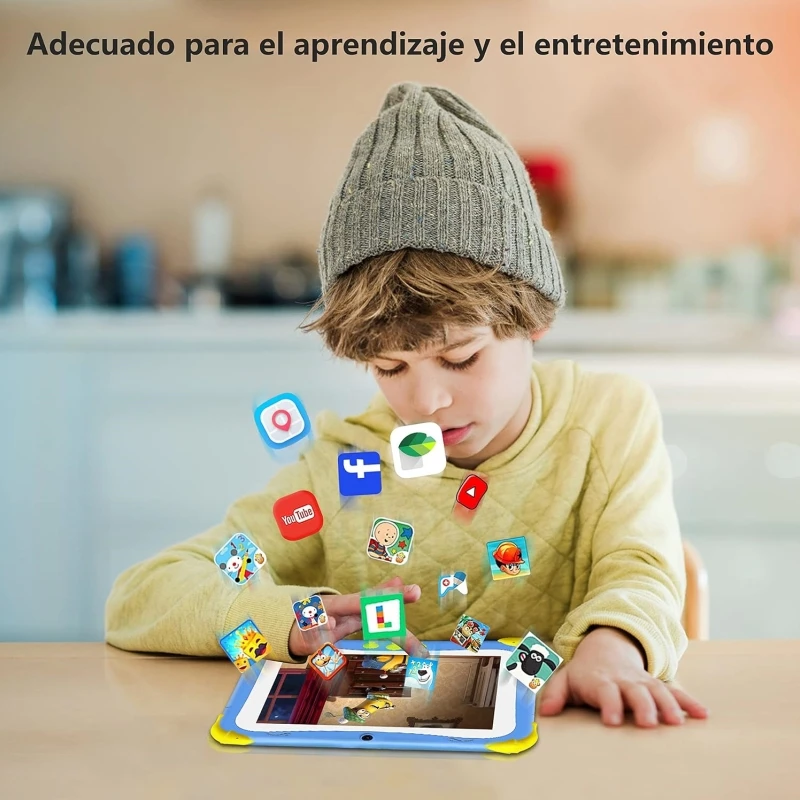 

8 Inch Android 11 Tablet PC For Kids Allwinner A133 Quad-core Dual Camera 1GB+16GB 1280 x 800 IPS 4000mAh Type-C